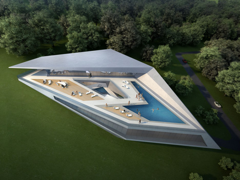 Prototype villa for golf and spa club, Dubrovnik by Zaha Hadid Architects