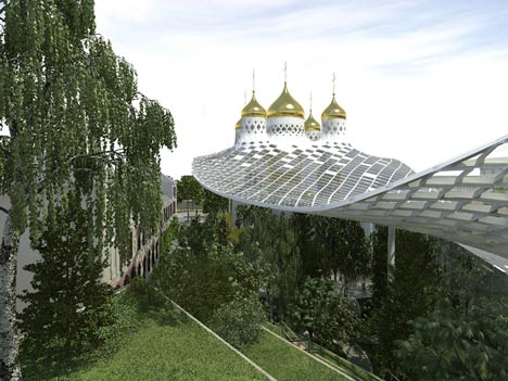Cultural and Spiritual Russian Orthodox Center in Paris by Arch group