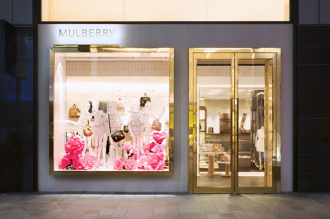 Mulberry Manchester store by Universal Design Studio