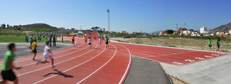 3D Athletics Track by Subarquitectura