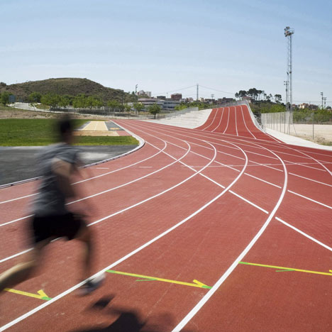 3D Athletics Track by Subarquitectura