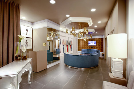 Topman personal shopping suite by Lee Broom