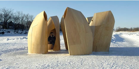 Winnipeg Skating Shelters by Patkau Architects 