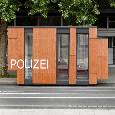 Mobile Police Station by Gesamtkonzept Architekten 