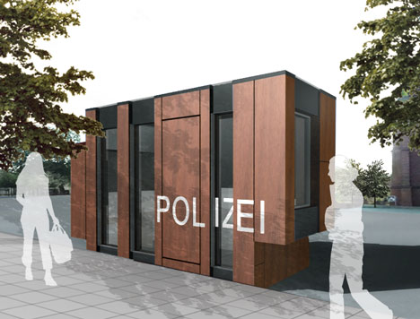 Mobile Police Station by Gesamtkonzept Architekten 