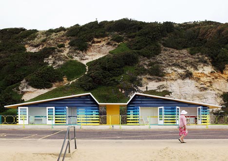 Boscombe Beach Huts by a b i r Architects and Peter Lewis