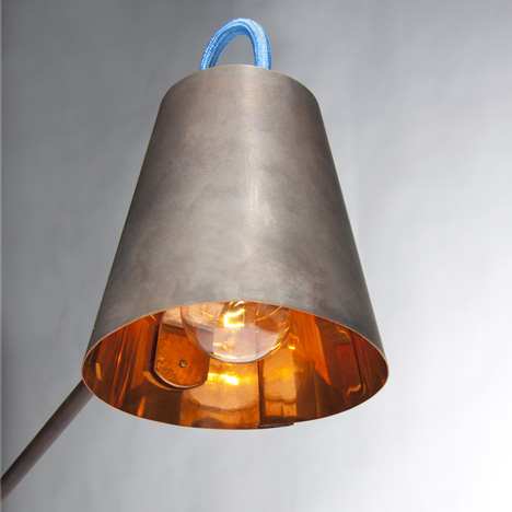 Copper Lamp 10kg by Tobias Sieber and Samuel Treindl 