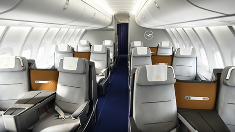 Lufthansa Business Class Seat and Cabin by PearsonLloyd