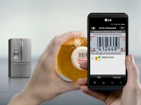 Technology and design: Smart Manager Fridge by LG
