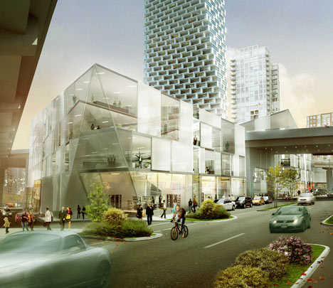 Beach and Howe mixed-use tower by BIG + Westbank + Dialog + Cobalt + PFS + Buro Happold + Glotman Simpson