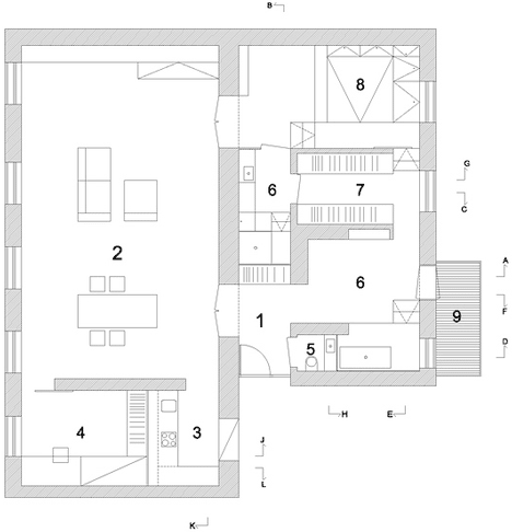 Level Apartment by OFIS Arhitekti
