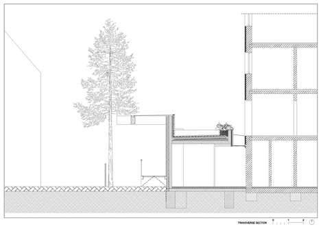 Villa T-Extension by OFIS Arhitekti