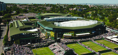 The Centre Court Has Retractable Roofs To Prevent Rain