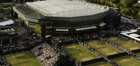 Wimbledon Centre Court sliding roof by Populous