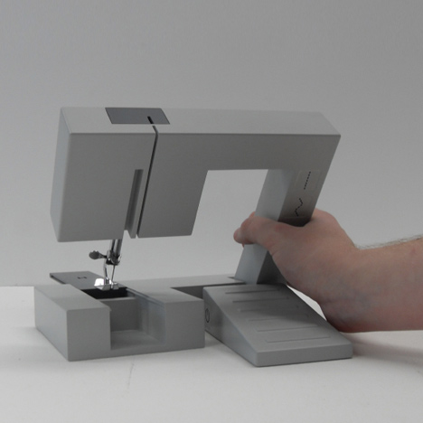 Foldable Sewing Machine by Richard Burrow