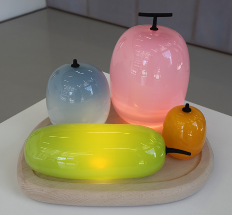 Fruits Table Lamp by Hisakazu Shimizu