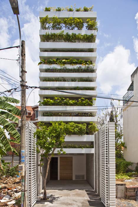 Stacking Green  by Vo Trong Nghia Architects
