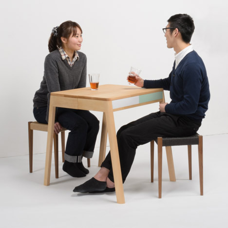 Lovebird tables by Yuki Matsumoto