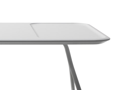 Scallop table by Samuel Wilkinson for Versus