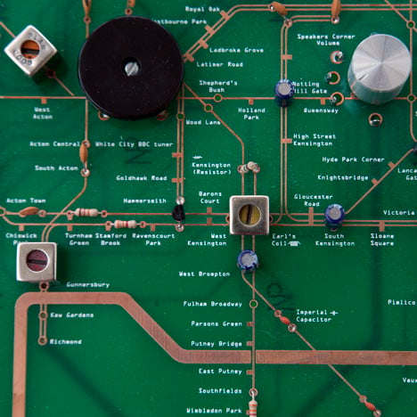 Tube Map Radio and Denki Puzzle by Yuri Suzuki