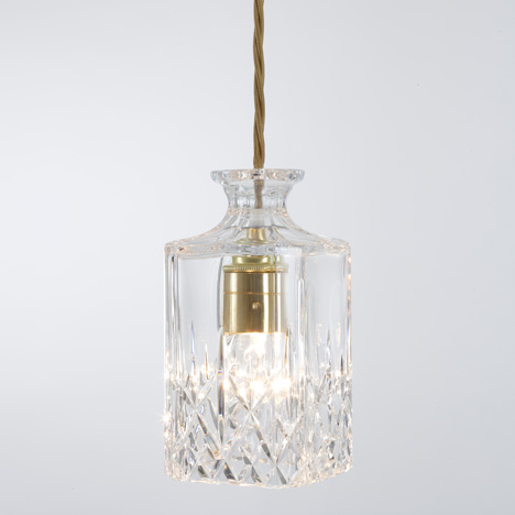 Decanterlight by Lee Broom for the  Stepney Green Design Collection