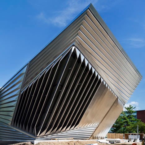 First photographs of Eli and Edythe Broad Art Museum by Zaha Hadid unveiled