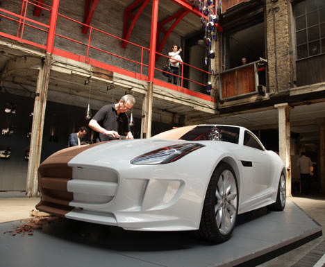 Movie: Jaguar clay modelling at Clerkenwell Design Week