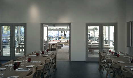Tower Wharf Cafe by Tony Fretton Architects