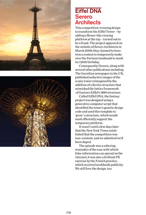 Dezeen Book of Ideas: Eiffel DNA by Serero Architects