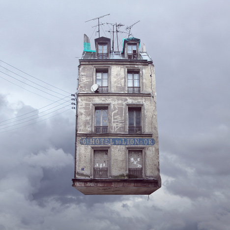 Flying Houses by Laurent Chéhère