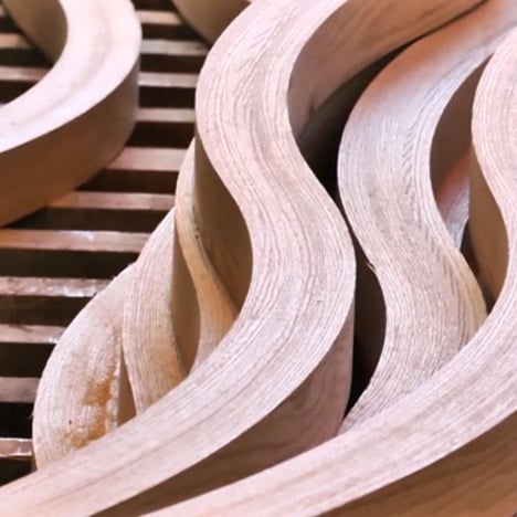 Manufacturing the Timber Wave by AL_A and Arup