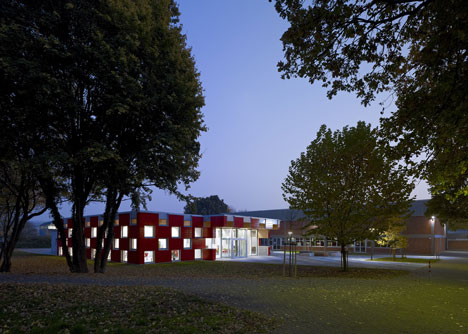 Salmtal Secondary School Canteen by SpreierTrenner Architekten