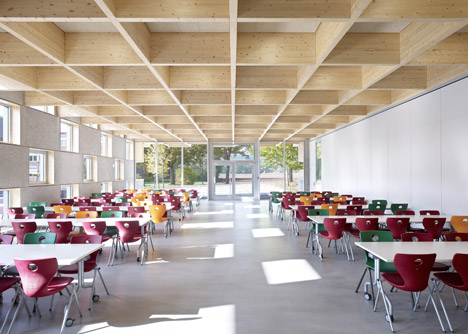 Salmtal Secondary School Canteen by SpreierTrenner Architekten