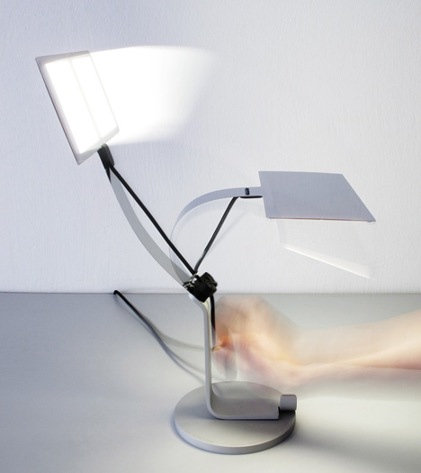 Moorea OLED desk lamp by Daniel Lorch for Philips