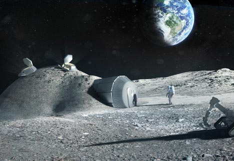 Foster + Partners to 3D print buildings on the moon