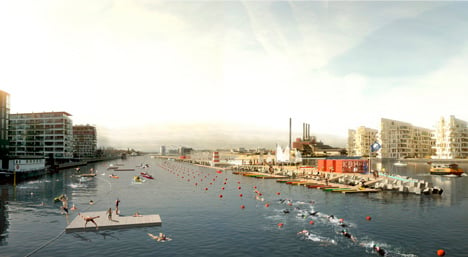 Blue Plan for Copenhagen Harbour by Tredje Natur and PK3
