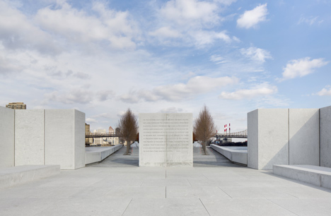 Four Freedoms Park by Louis Kahn