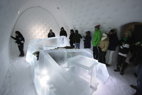 Iceberg by Wouter Biegelaar at Icehotel
