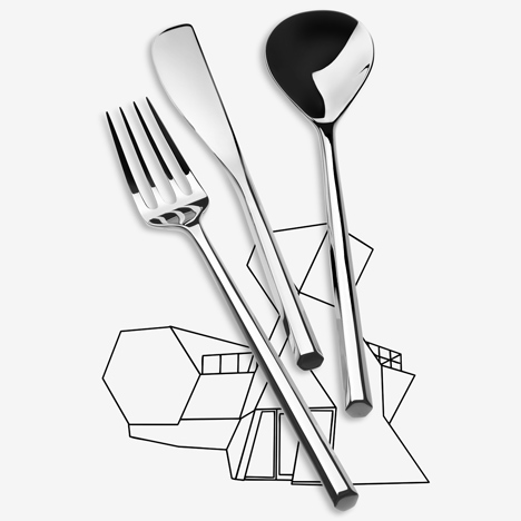 MU Cutlery by Toyo Ito for Alessi