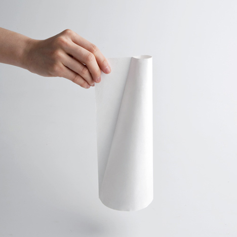 Tyvek Vases by Jiwon Choi