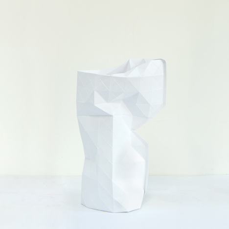 Paper Vase by Pepe Heykoop