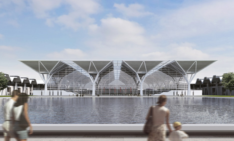 National Convention and Exhibition Centre, Tianjin by GMP Architekten