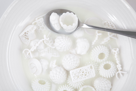 3D-printed food by Janne Kyttanen