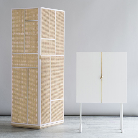 Rianne Koens' stackable boxes function as cabinets and tables