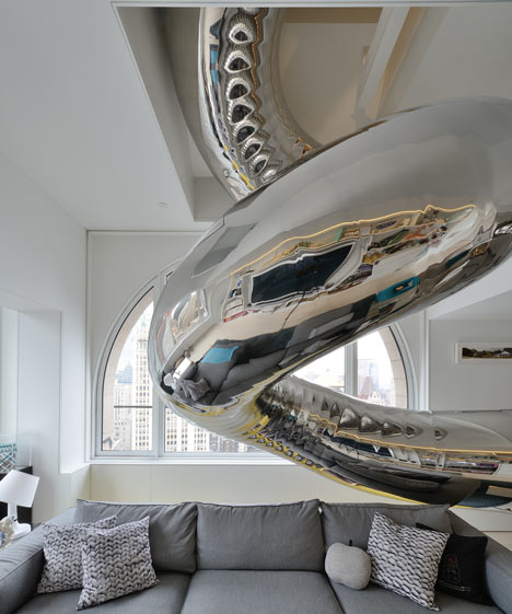 Skyhouse With An Indoor Slide By David Hotson And Ghislaine Vinas