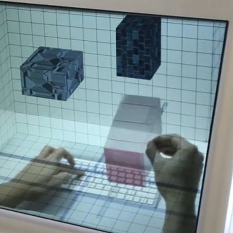 See-through computer allows users to "grab" digital content
