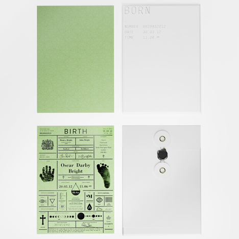 Birth certificates by IWANT for Icon magazine