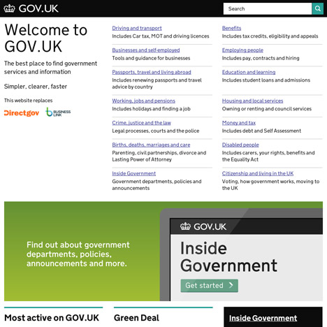 Gov.uk wins Designs of the Year 2013