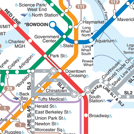 Boston invites designs for new public transport map