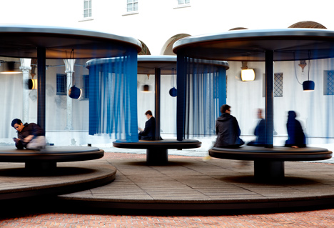 Quiet Motion installation by Ronan and Erwan Bouroullec